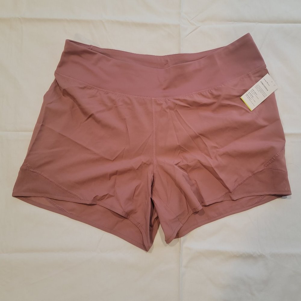 Mid-Rise Jersey-Waist Run Shorts